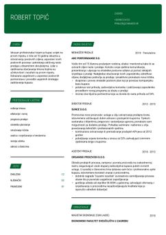 Odaberite predložak Cornell i napravite profesionalan CV